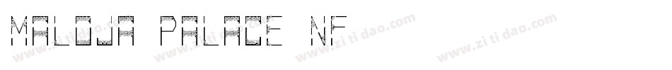 Maloja Palace NF字体转换